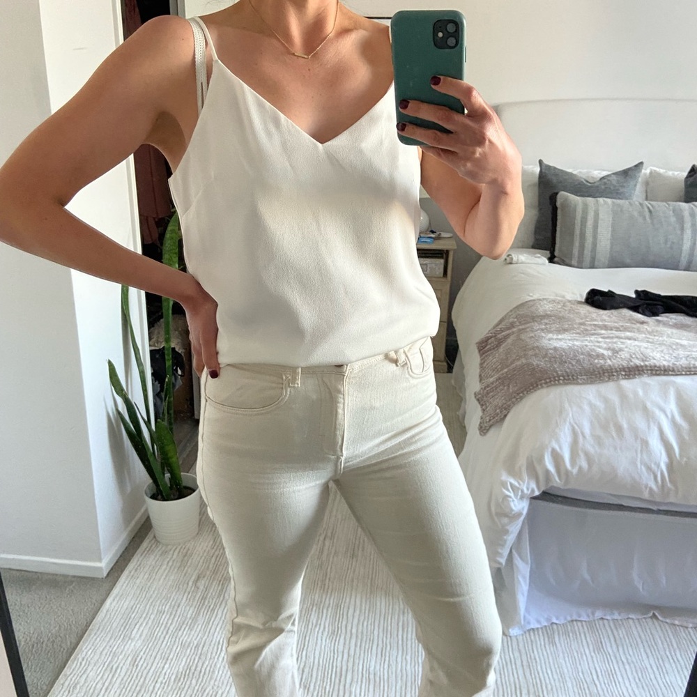 NEW white blouse/camisole